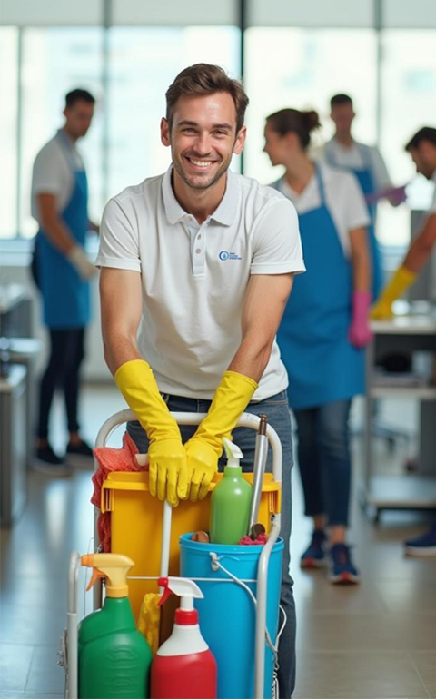schoonmaker inhuren